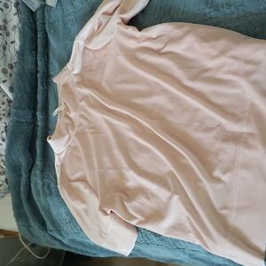 Anthopologie Velvet Baby Pink Tee